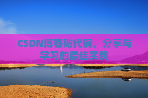 CSDN博客贴代码,分享与学习的最佳实践